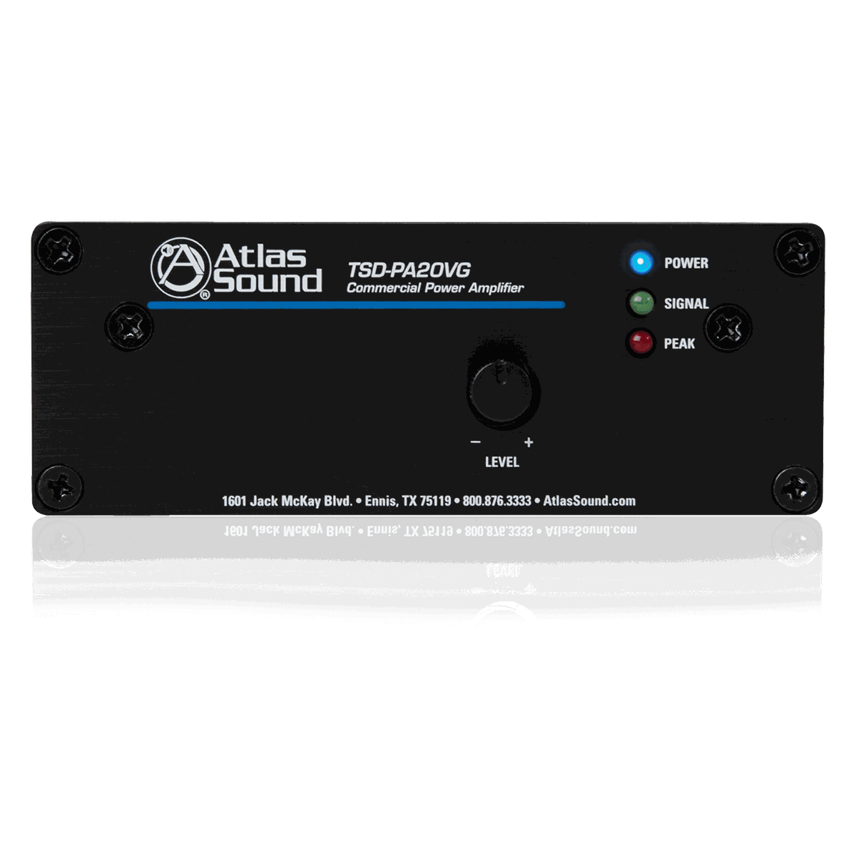 AtlasIED TSD-PA20VG 20W Mono 4Ω/25V/70.7V/100V Power Amplifier product image