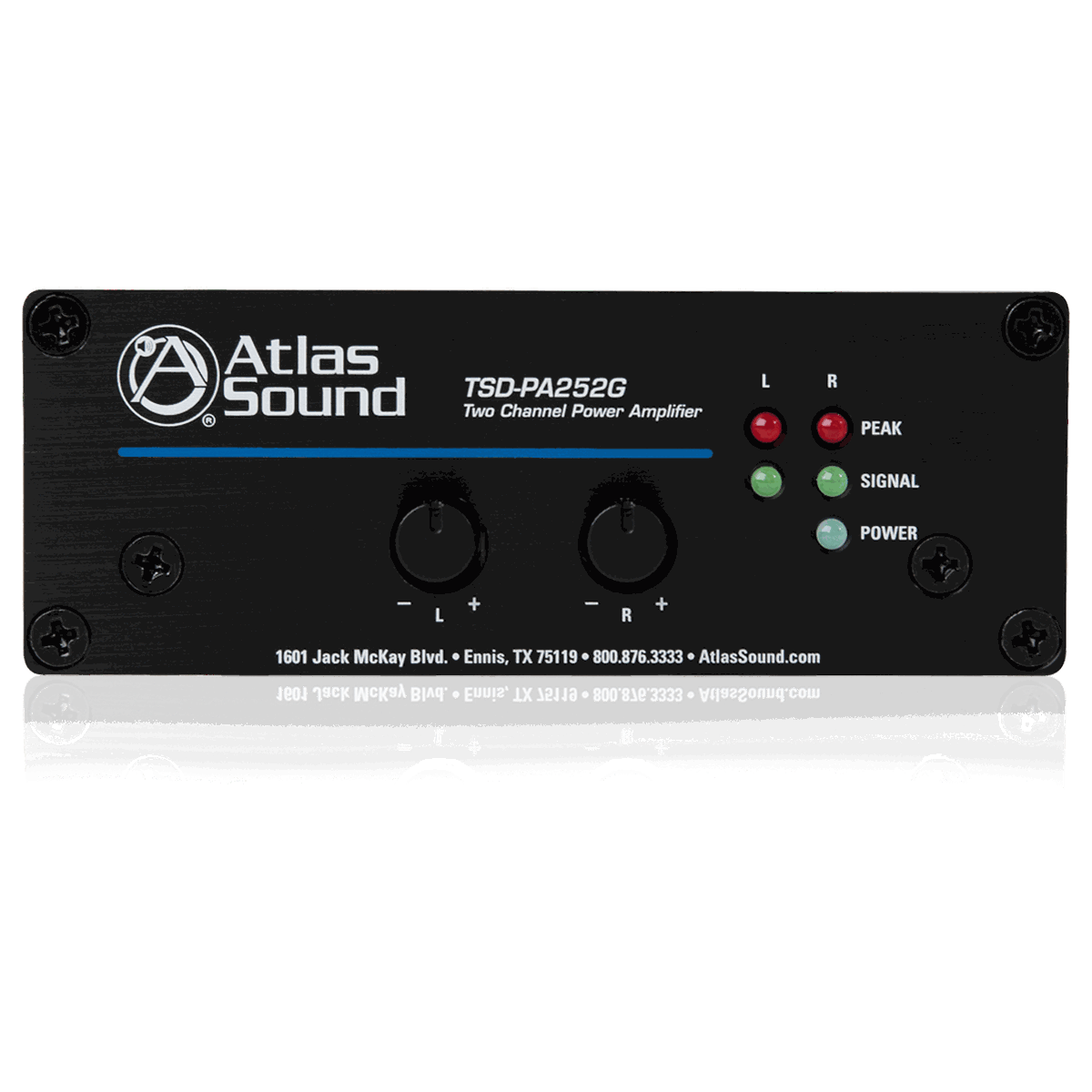 AtlasIED TSD-PA252G 25W x 2 @ 4Ω Two-Channel Power Amplifier