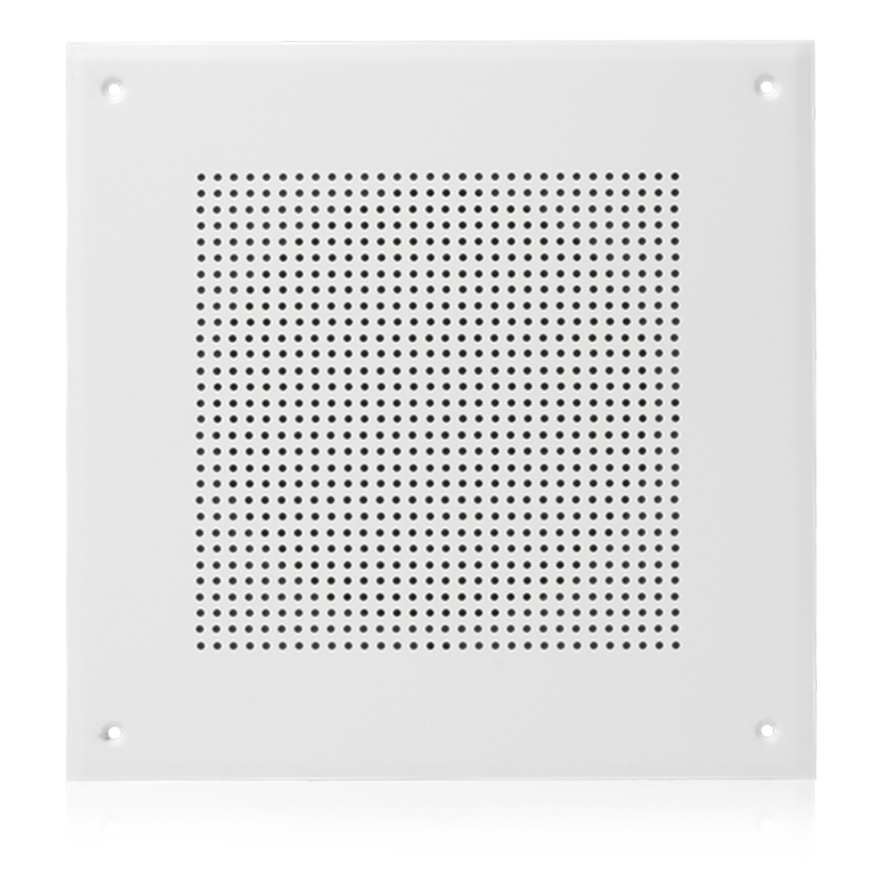 AtlasIED UHT70C-U161-8 8" In-Ceiling Speaker for Fire Signaling with 5-Watt 70V Transformer and U161-8 Baffle