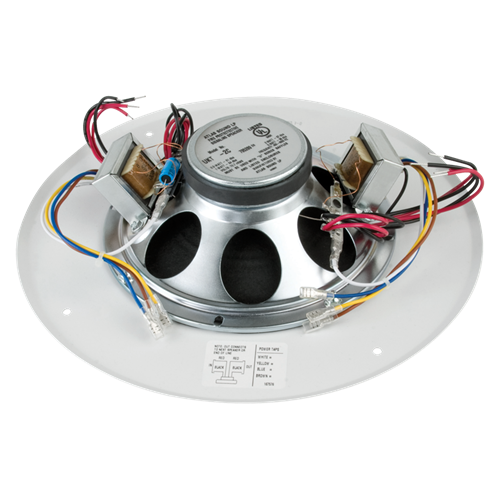 AtlasIED UKT70-2C-U51-8 8" Dual Voice Coil In-Ceiling Speaker for Fire Signaling with 5-Watt 70V Transformer and - view 2
