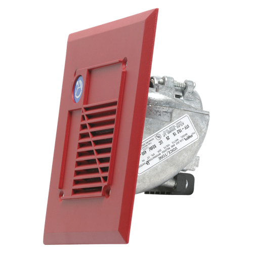 AtlasIED VTF-152UCR Voice/Tone Recessed Compression Driver Speaker with 15-Watt 25V Transformer - Red - view 2
