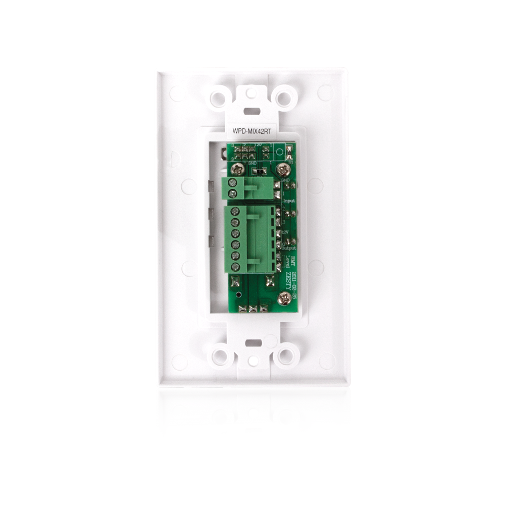 AtlasIED WPD-RISRL Wall Plate Input Select Switch with Volume Control 10k Pot and Input Indicator Use With AAPHD - view 2