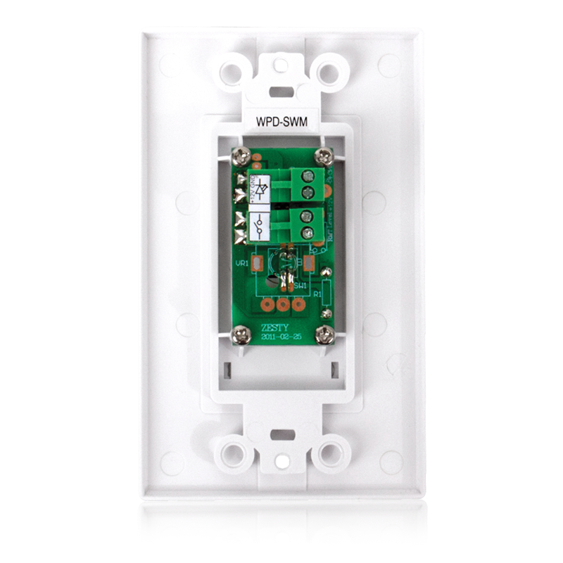 AtlasIED WPD-SWM Wall Plate Push Button Switch, Momentary Contact Closure - view 2