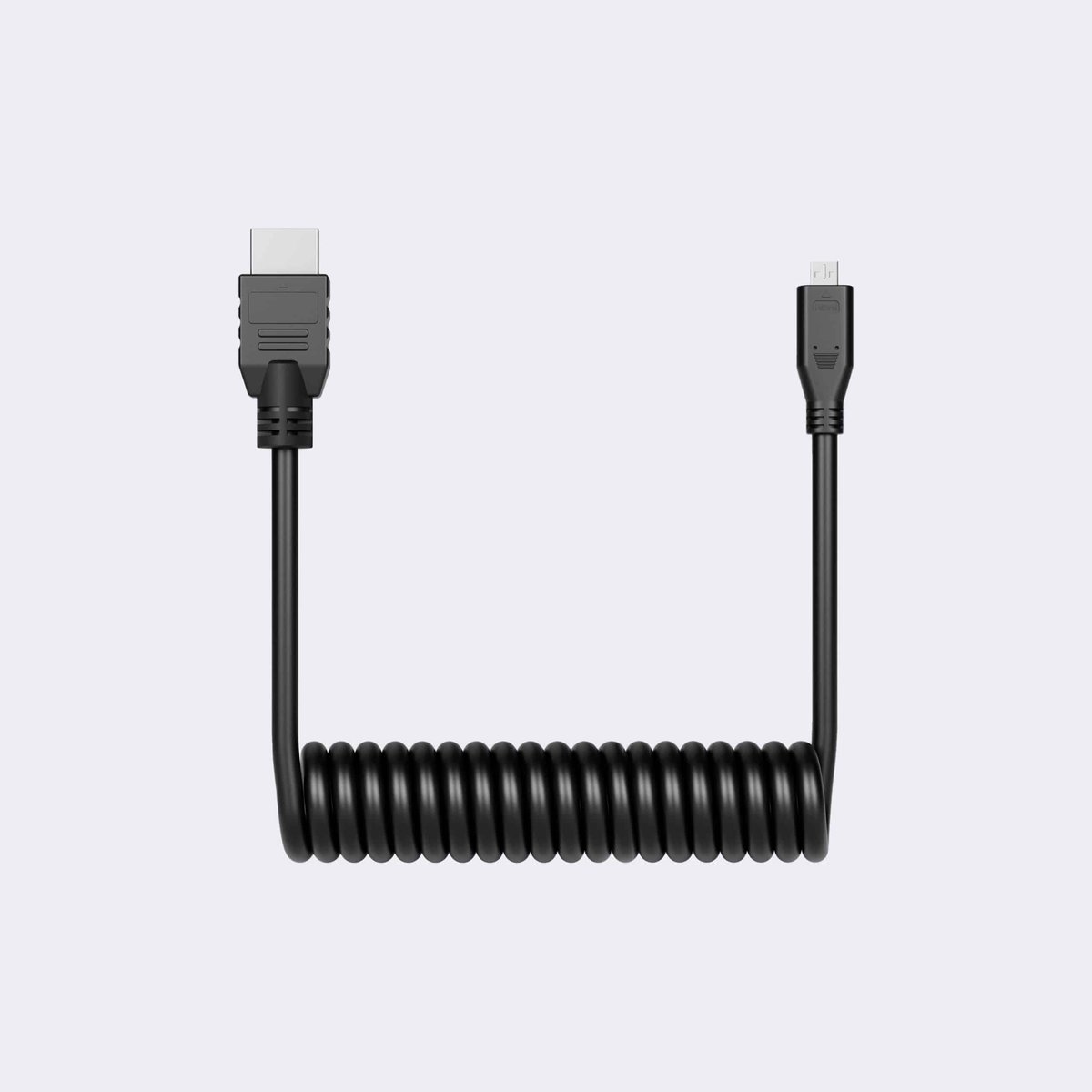 Atomos Coiled HDMI Cable, Micro to Full HDMI