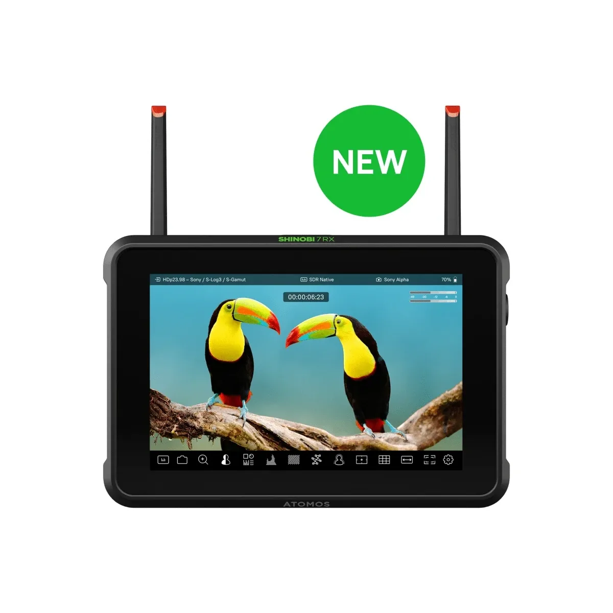 Atomos Shinobi 7 RX7" 4K HDMI/SDI HDR Monitor - view 2