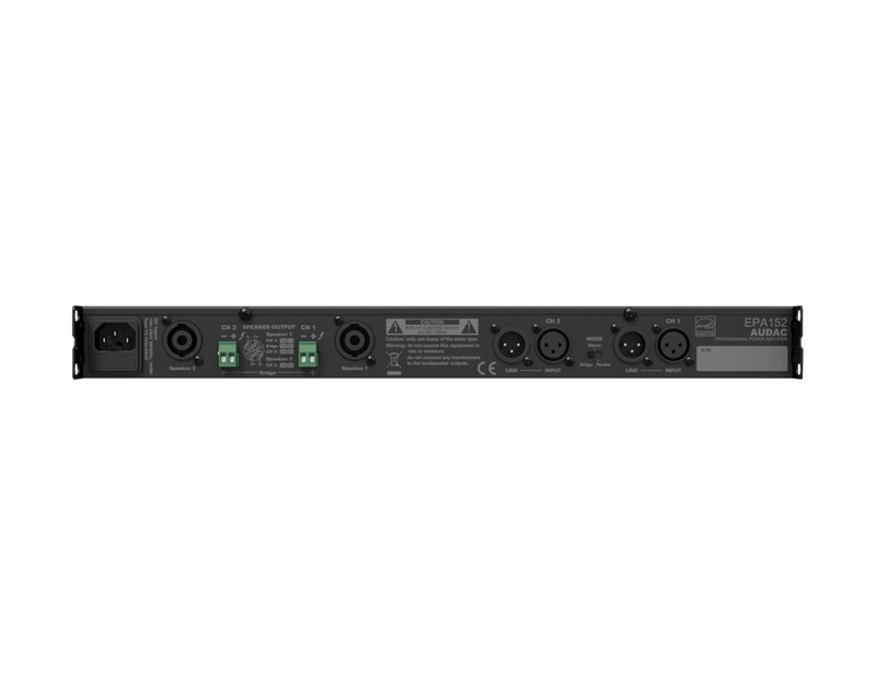 AUDAC EPA152 Dual-channel Class-D amplifier 2 x 150W - view 2