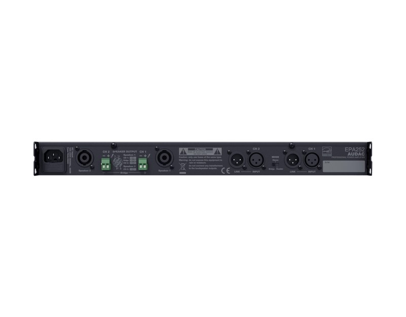 AUDAC EPA252 Dual-channel Class-D amplifier 2 x 250W - view 2