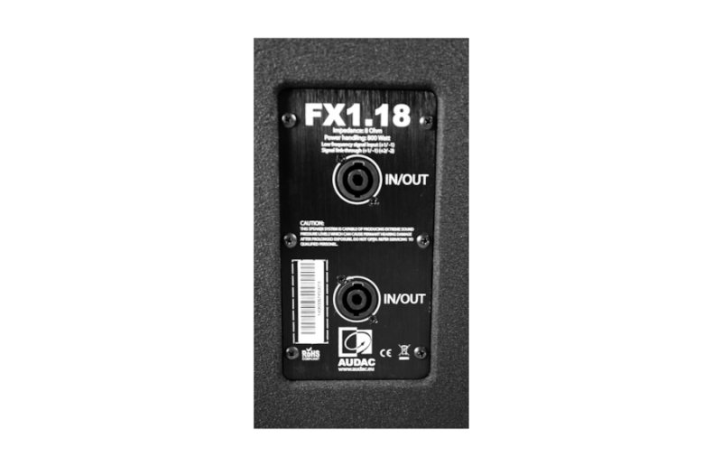 AUDAC FX1.18 High-output bass cabinet 18 inch