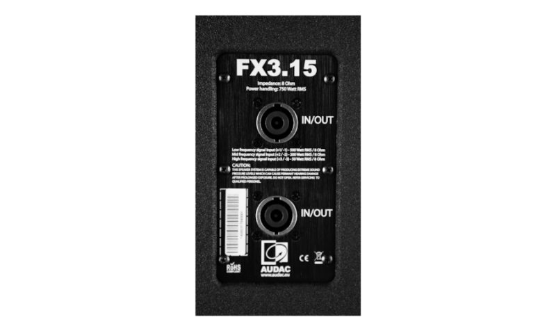 AUDAC FX3.15 High-output cabinet 15 inch