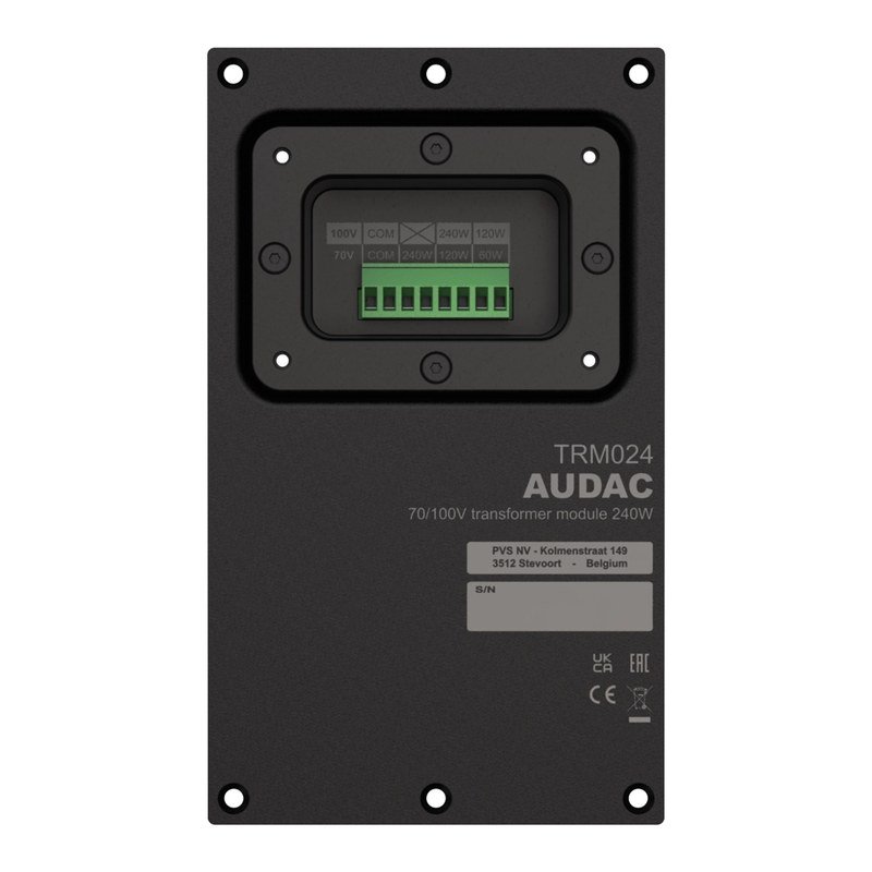 AUDAC TRM024 70/100V Transformer Module - view 2