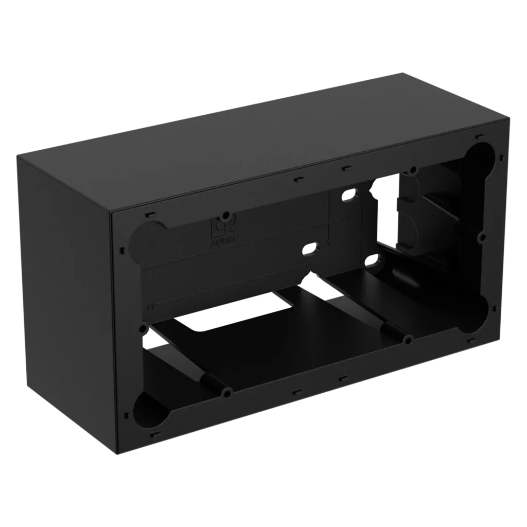 AUDAC WB220S Surface-Mount Wall Box for the NWP222 Panel