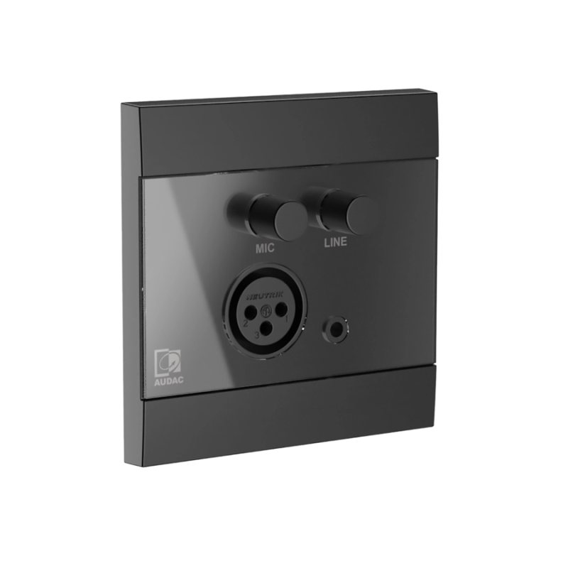 AUDAC WP210 Universal Wall Panel with Microphone and Line Input