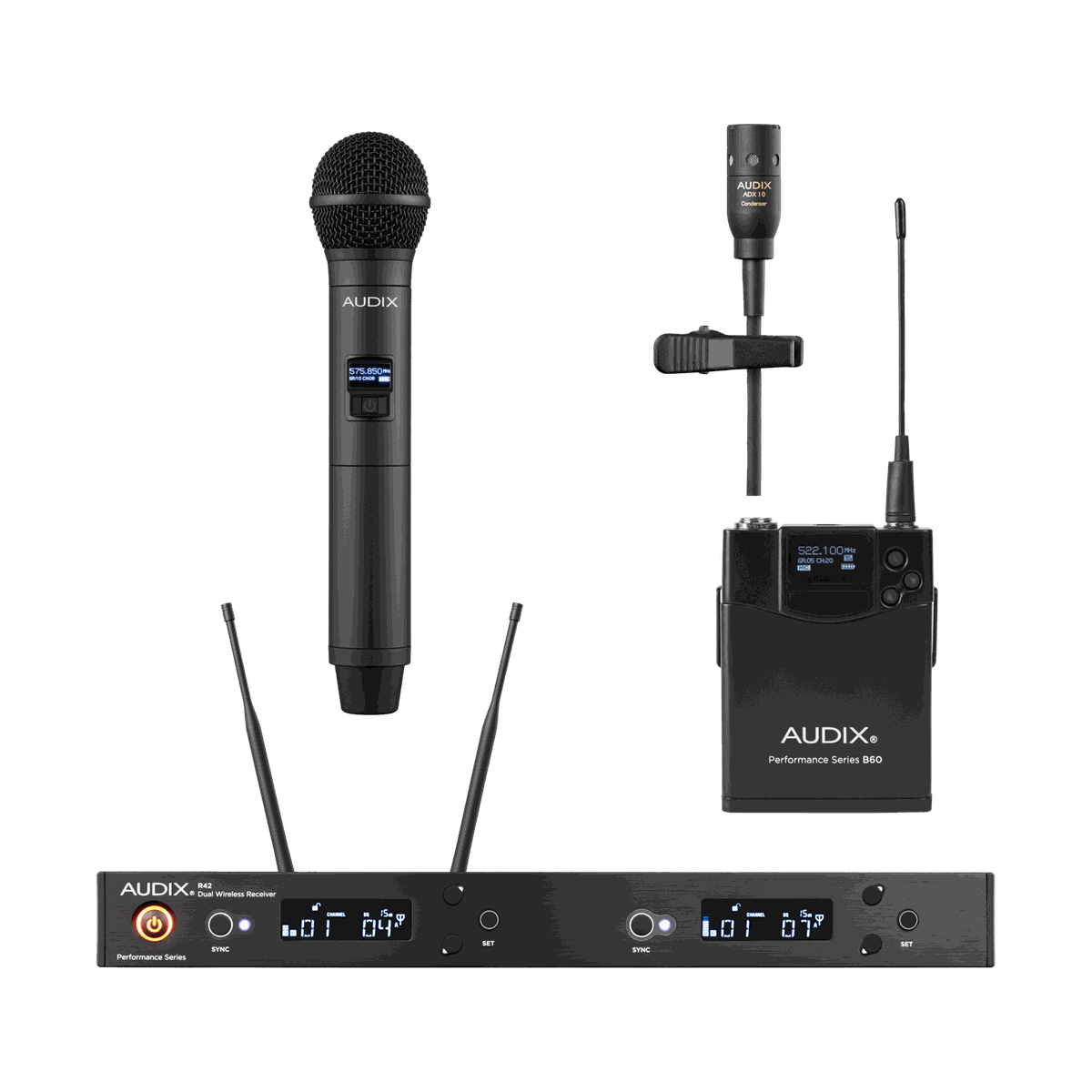 Audix AP42C210 Dual-Channel Combo Wireless System