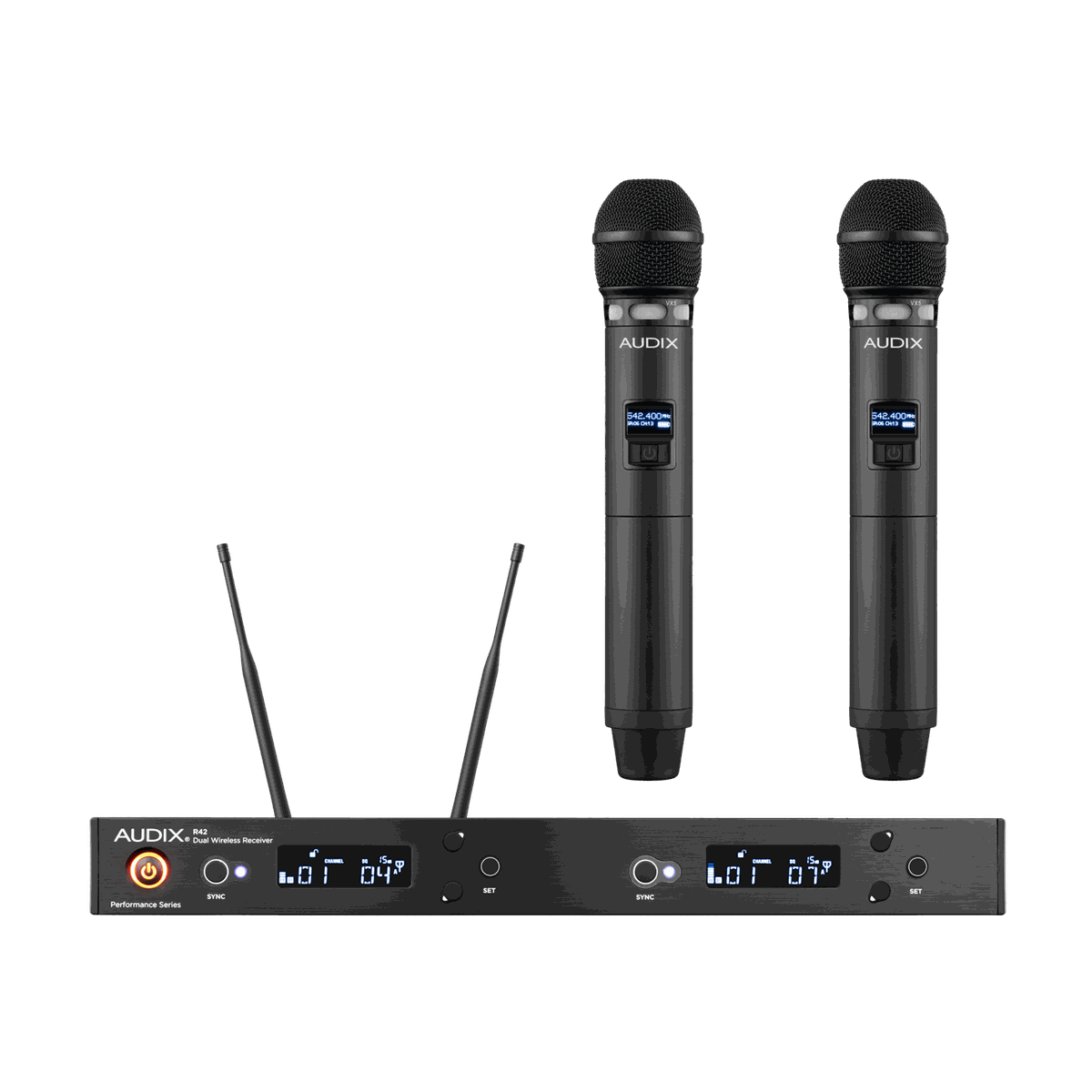 Audix AP42VX5 Dual-Channel Handheld Condenser Wireless System