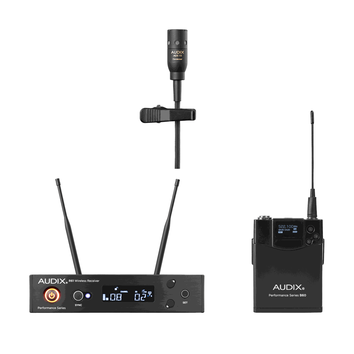 Audix AP61L10 True Diversity Wireless Lavalier System product image