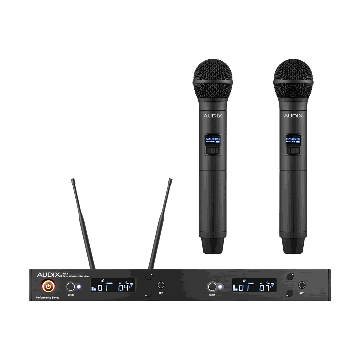 Audix AP62OM2 Dual-Channel True Diversity Handheld Wireless System - view 2
