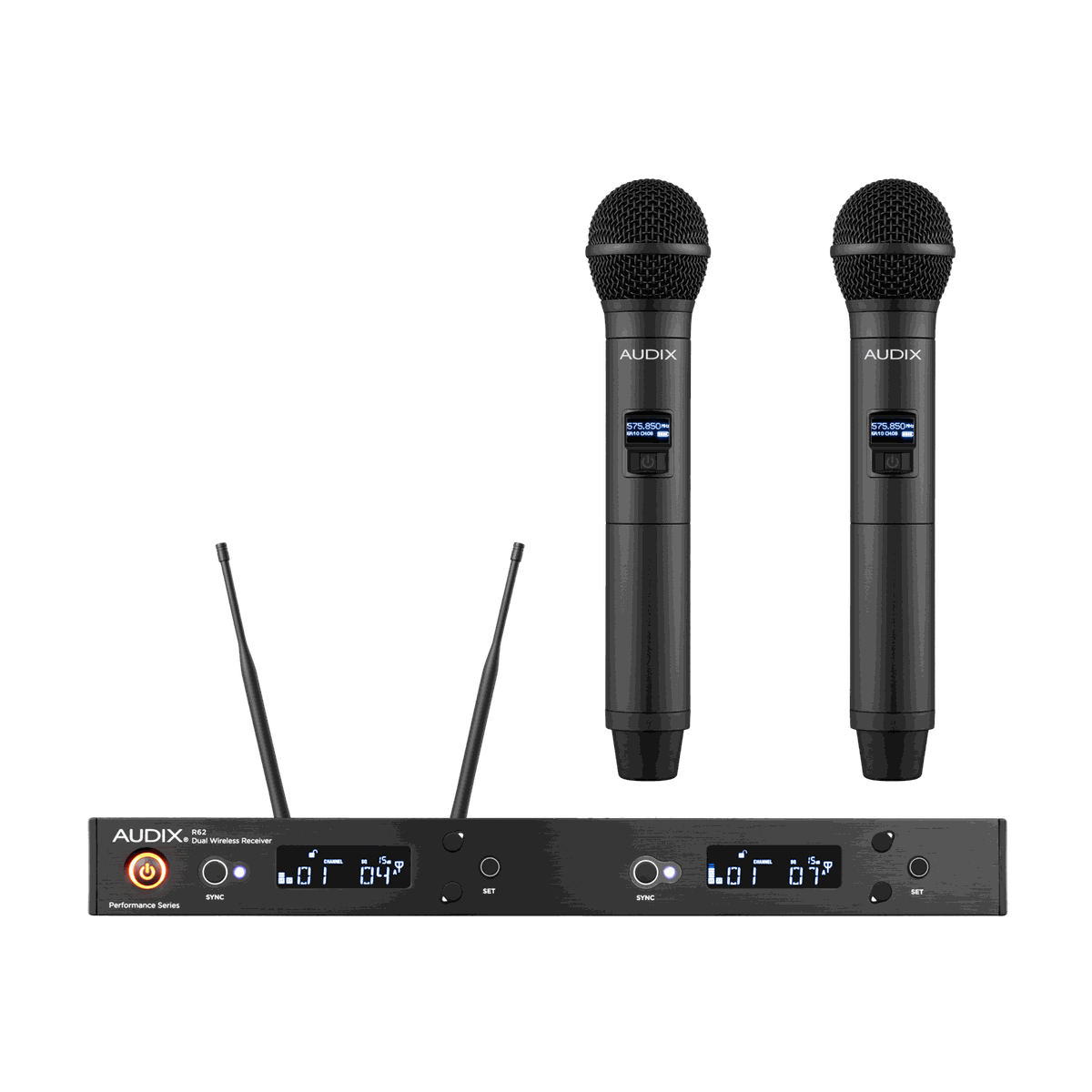Audix AP62OM5 Dual-Channel True Diversity Handheld Wireless System