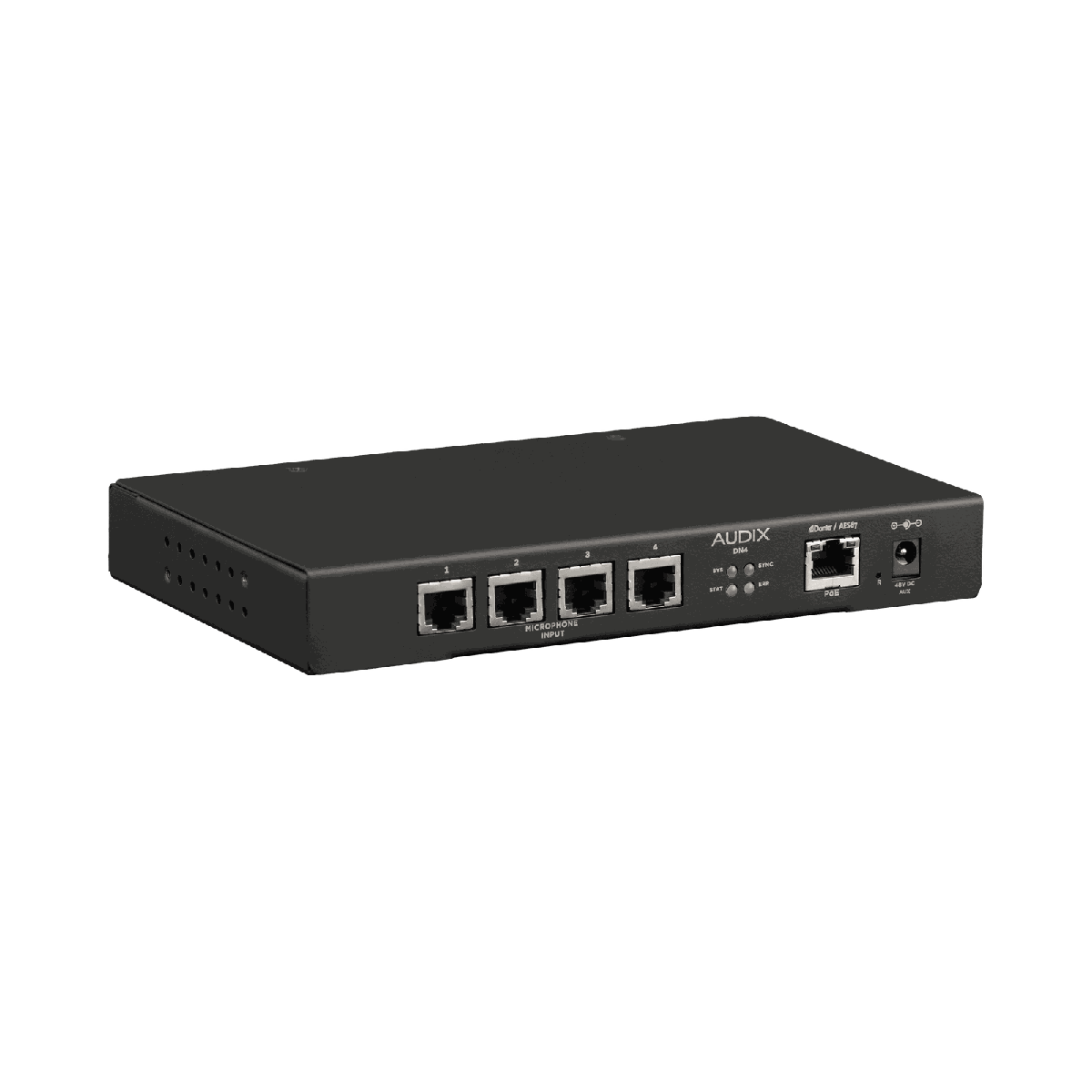 Audix DN4 4-Channel Analog Microphone to Dante Interface