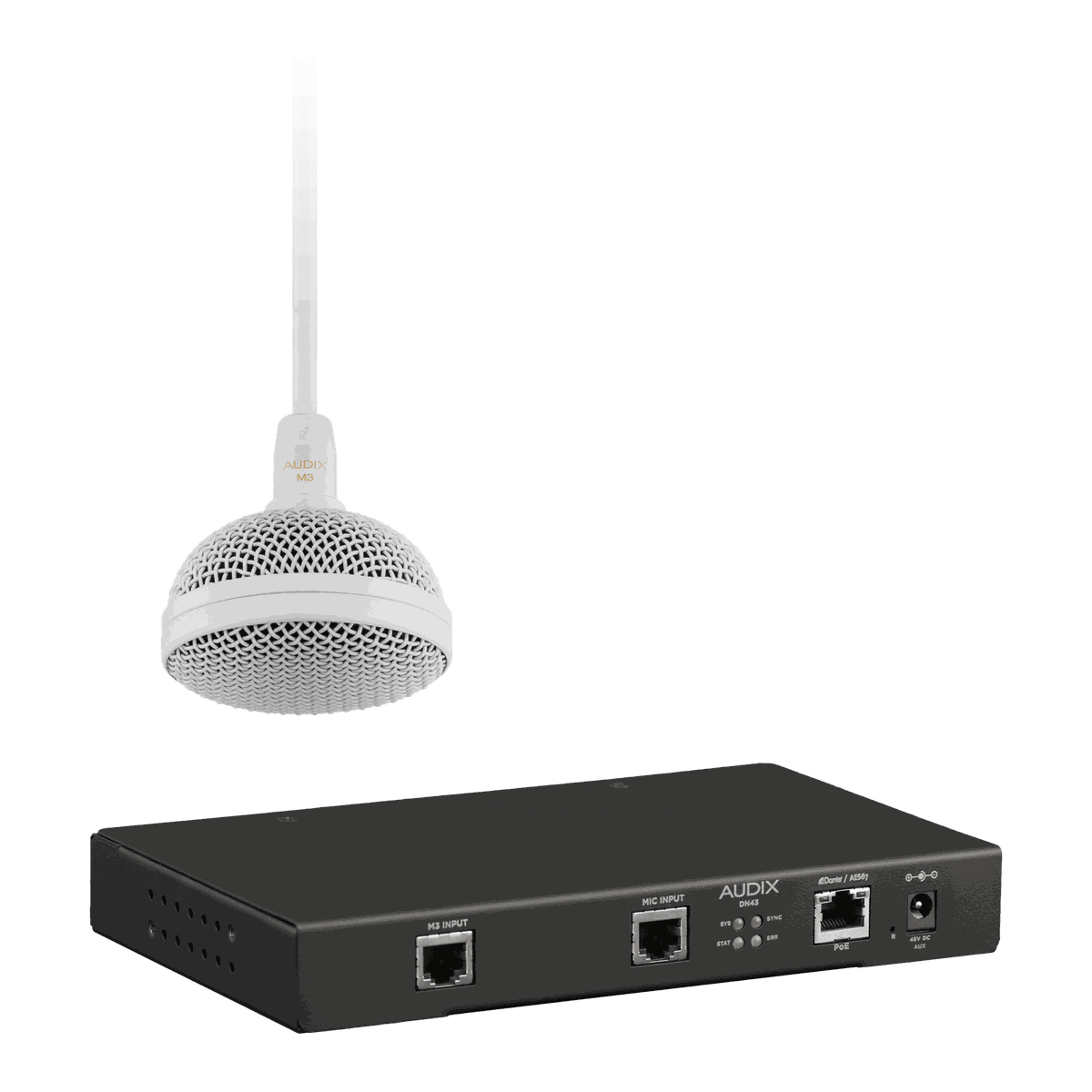 Audix M3WDK Hanging Ceiling Microphone Dante Kit