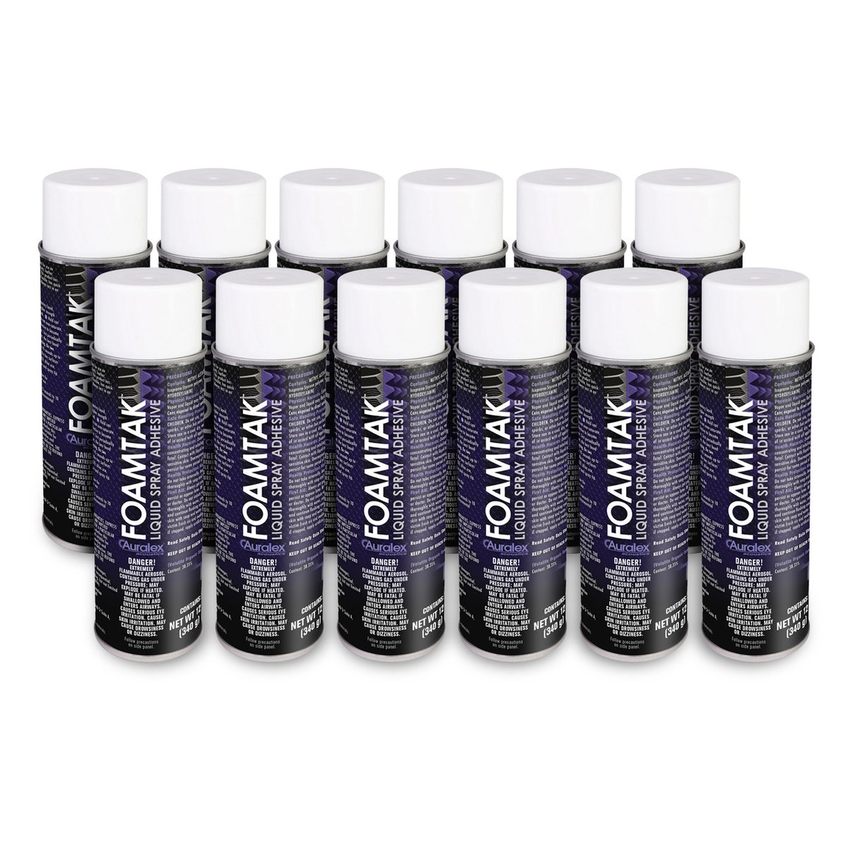 Auralex Foamtak Adhesive Spray, Case of 12 - view 2