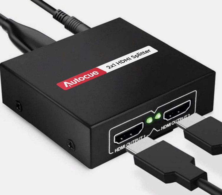 Autocue P7015-0003 1x2 HDMI Splitter - view 2