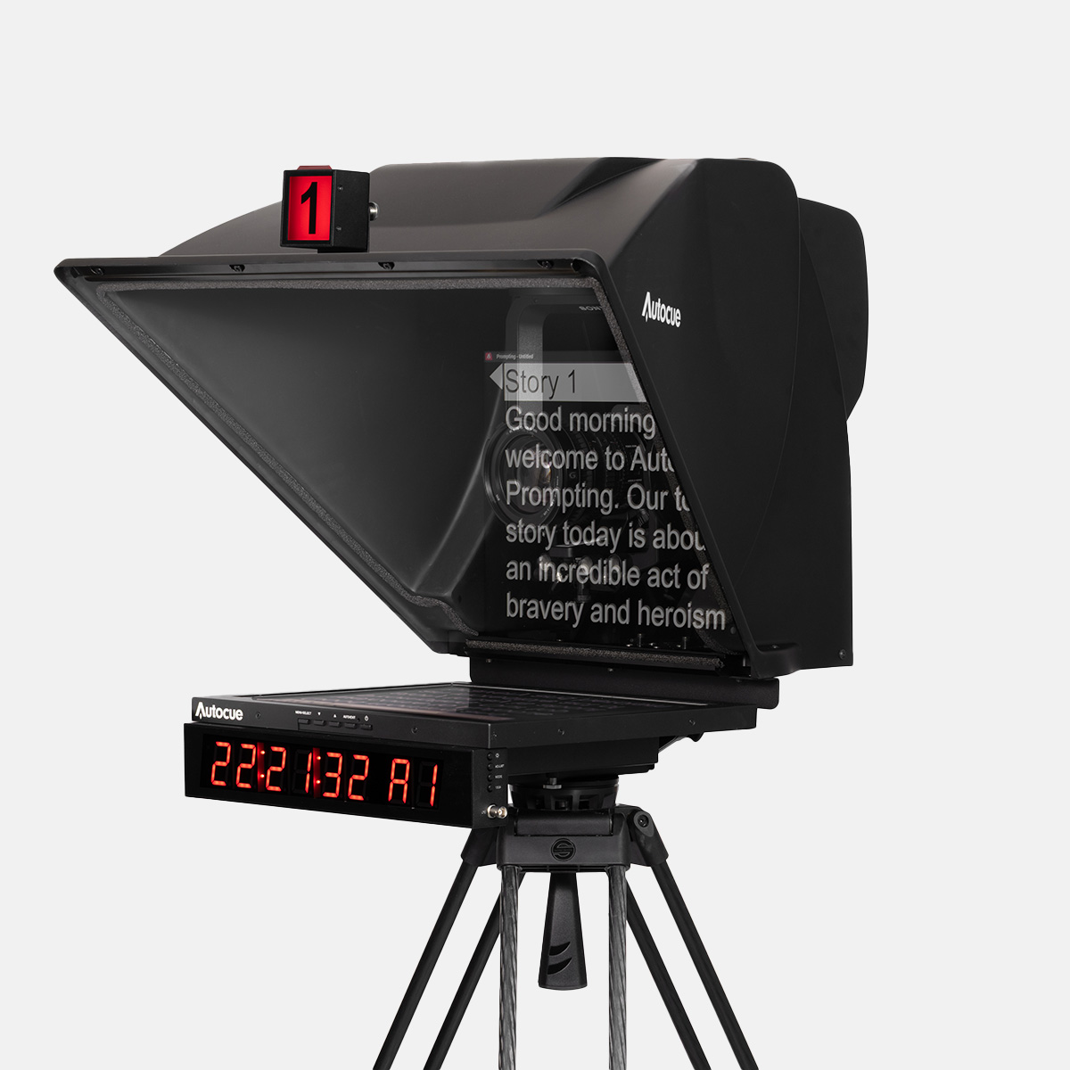 Autocue P7014-0902 Prompter Clock and Tally Light Package - view 4