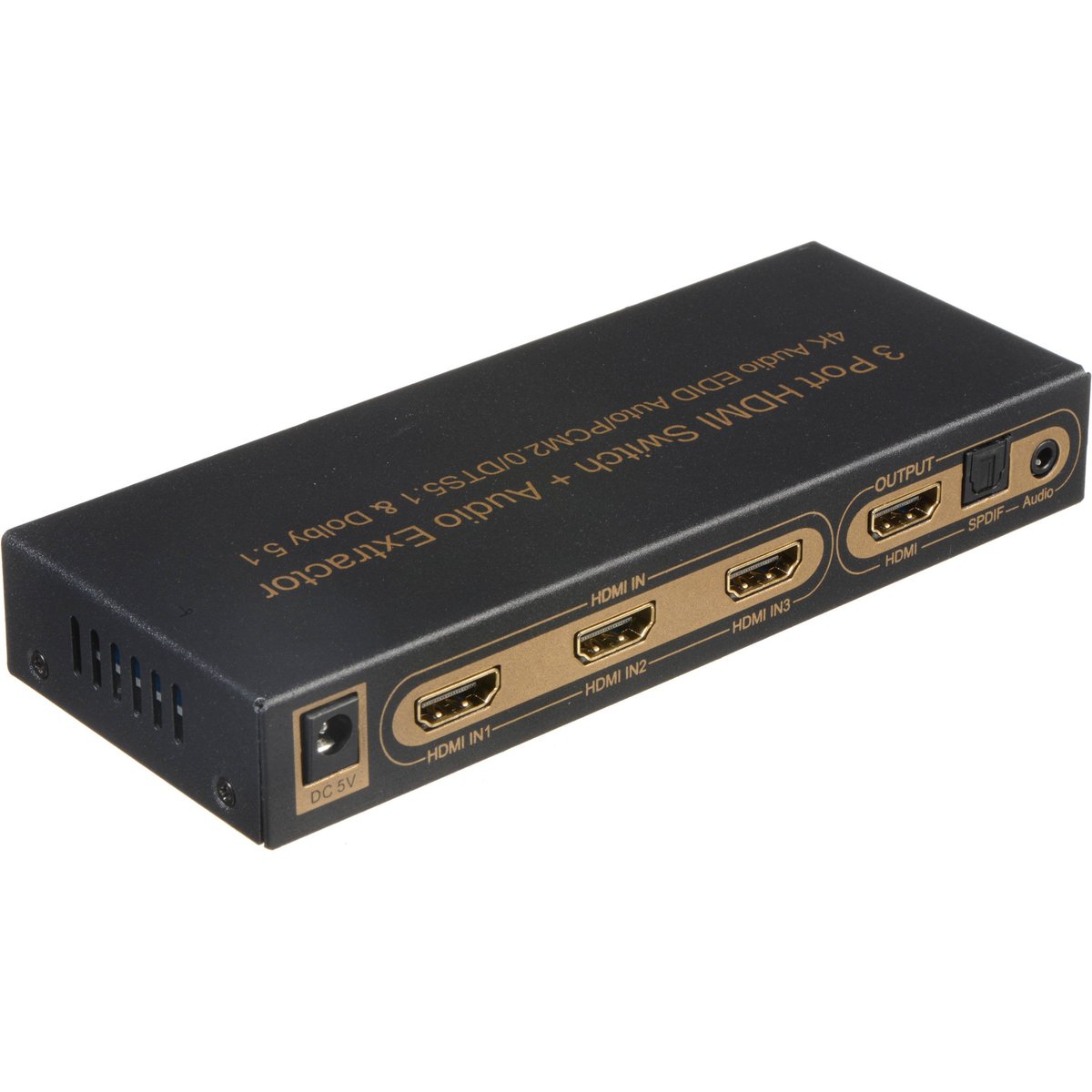Avinair Spitfire 3-Port 4K HDMI Switcher / Audio Extender (Metal Case) - view 2