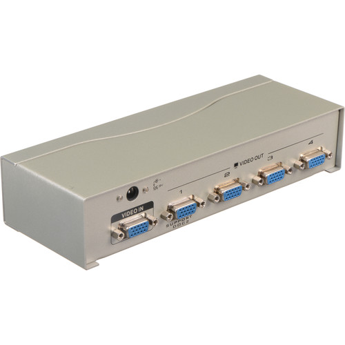 Avinair Spitfire 4-Port VGA Splitter (250 MHz, Metal Case) - view 2