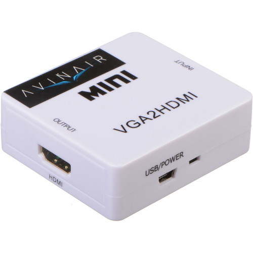 Avinair Spitfire Pro VGA to HDMI Mini Converter (Plastic Case)