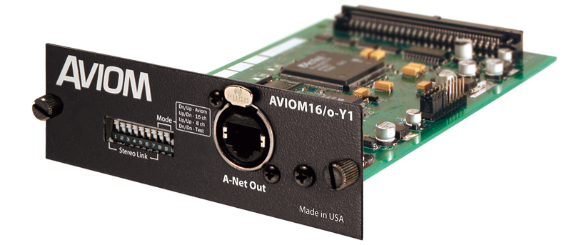 Aviom16/o-Y1 A-Net Card for Yamaha Consoles product image