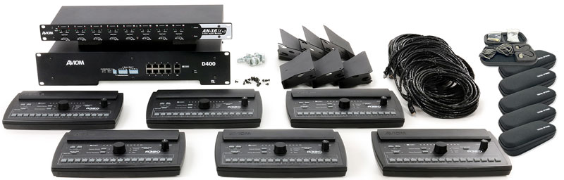Aviom Mix320 Personal Mixing System, Six A320 Mixers
