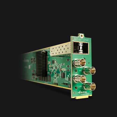 BirdDog OG4 openGear 4-Channel NDI Encode/Decode Card A 12G-SDI card for a 4th-gen openGear frame - view 2