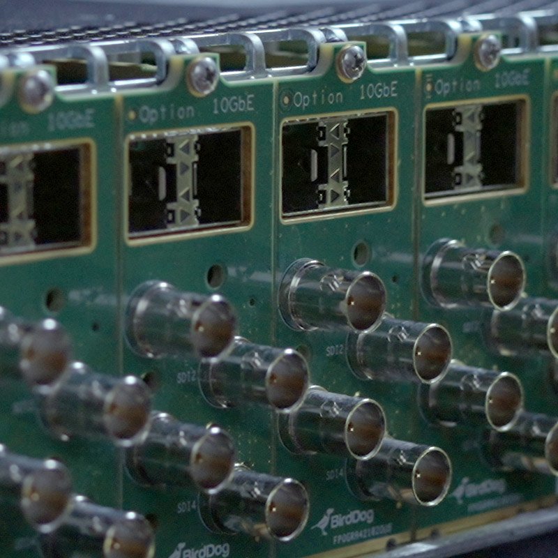 BirdDog OG4 openGear 4-Channel NDI Encode/Decode Card A 12G-SDI card for a 4th-gen openGear frame