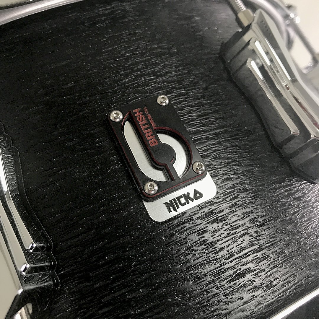 British Drum Co Icarus Nicko McBrain Signature Snare Drum - view 3