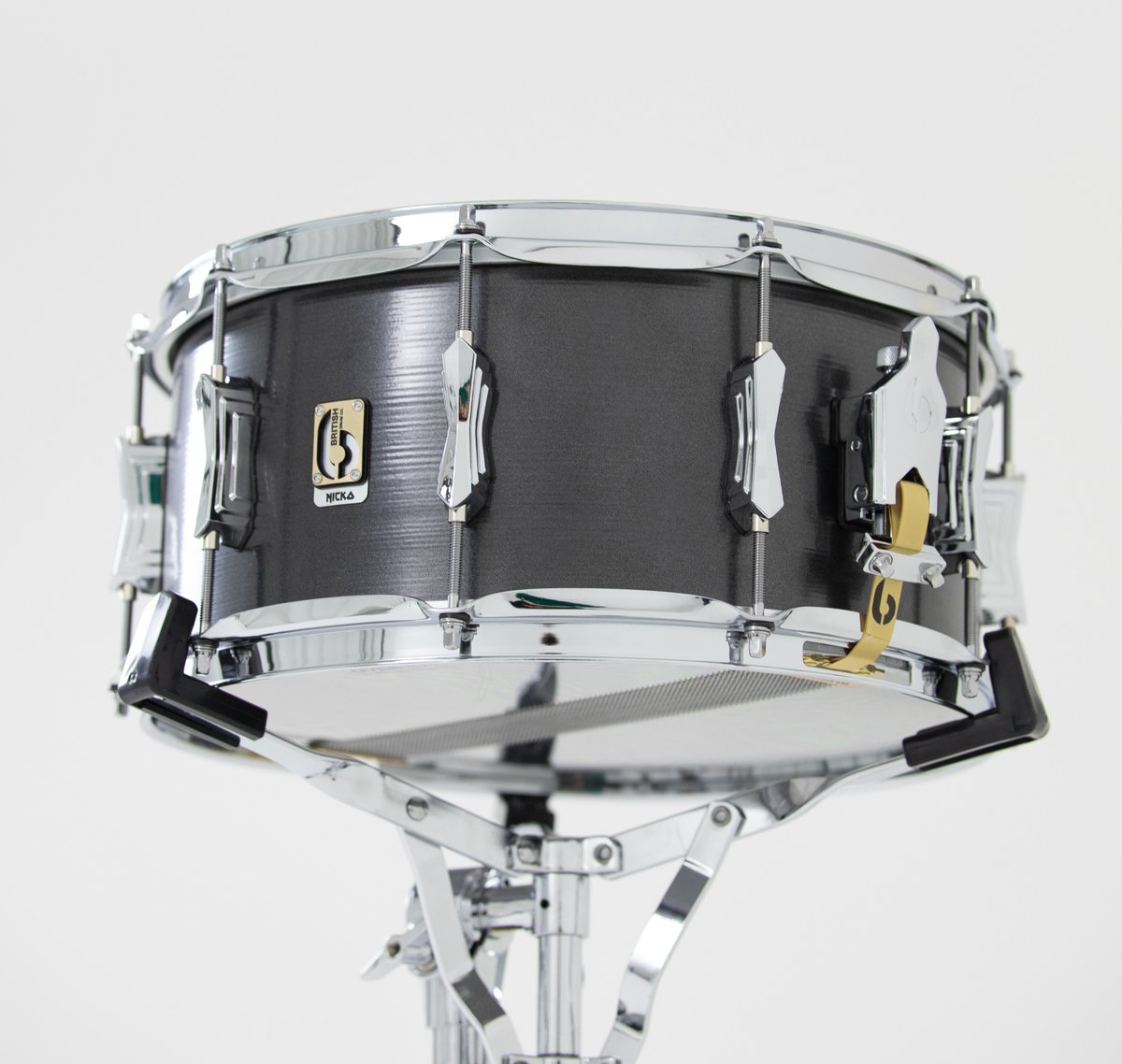 British Drum Co Talisman British Steel Snare Drum