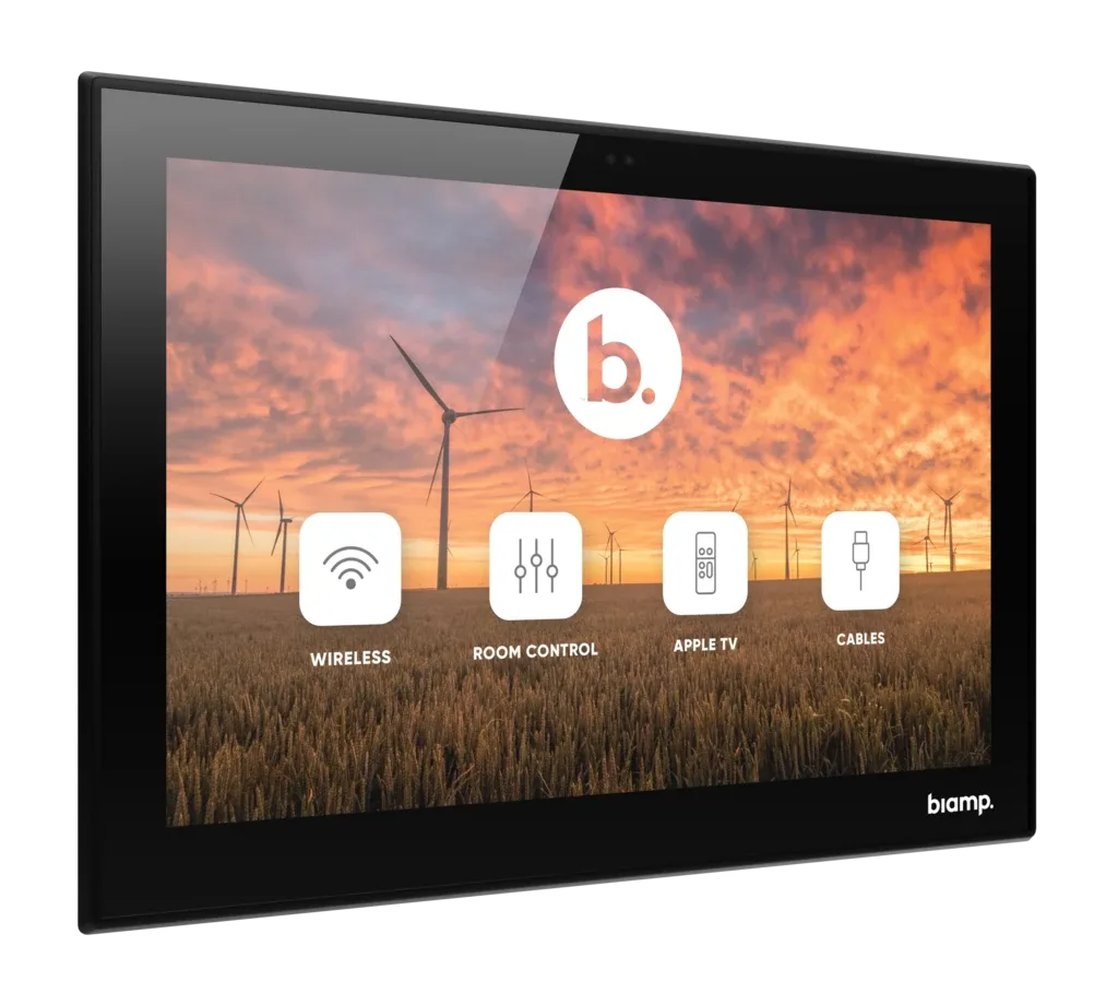 Biamp Apprimo Touch 10 Touch Control Panel (Black) - view 2