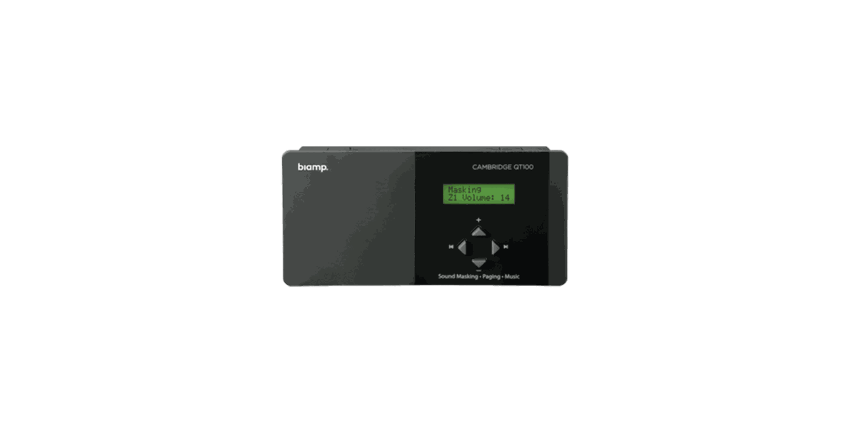 Biamp Cambridge QT-100 Sound Masking Generator