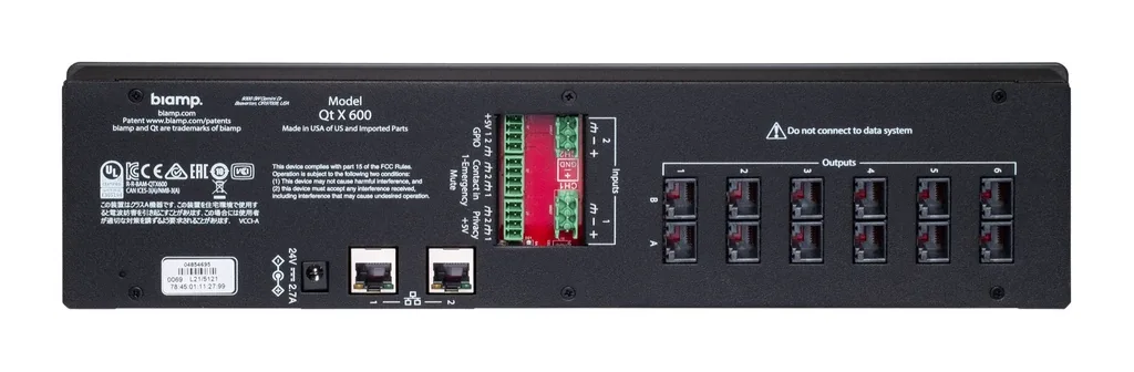 Biamp Cambridge Qt X 600 Sound Masking Generator - view 3