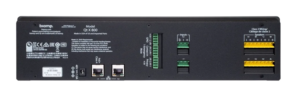 Biamp Cambridge Qt X 800 Sound Masking Generator - view 2