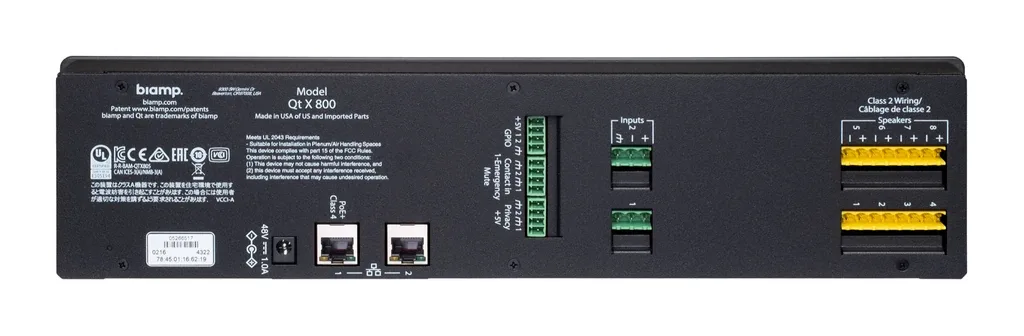 Biamp Cambridge Qt X 800D Sound Masking Generator - view 2
