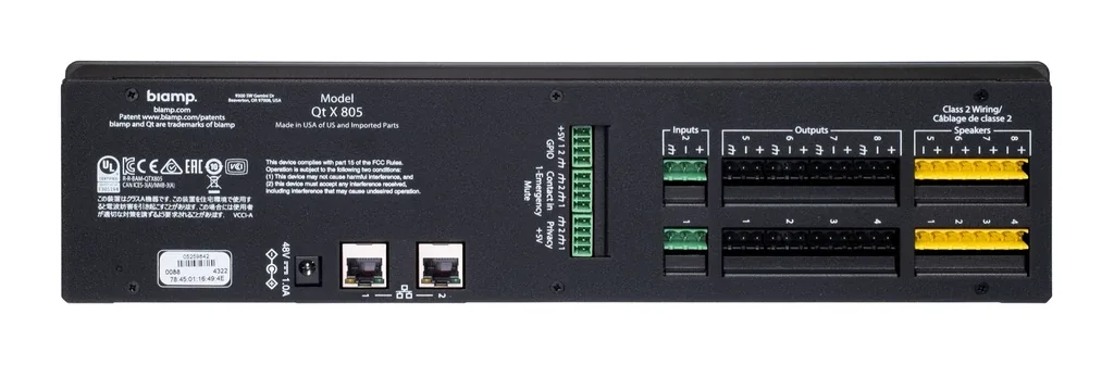 Biamp Cambridge Qt X 805D Sound Masking Generator - view 3