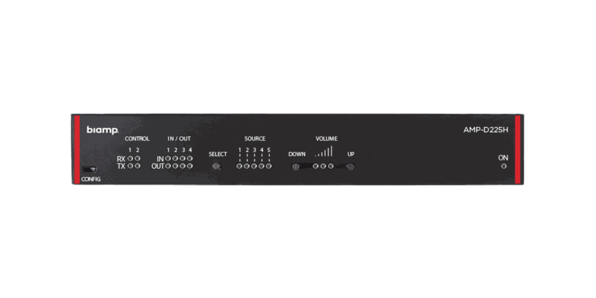 Biamp Commercial Audio AMP-D225H Power Amplifier
