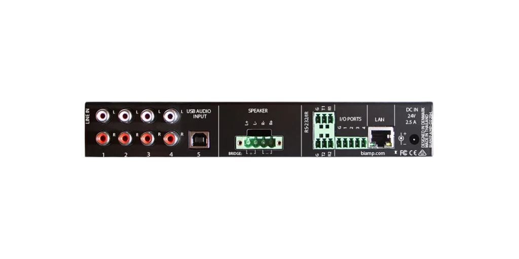 Biamp Commercial Audio AMP-D225H Power Amplifier - view 2