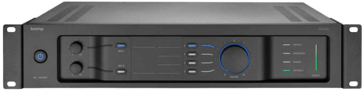 Biamp Commercial Audio MA240 Mixing Amplifier