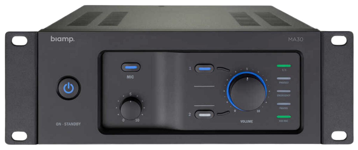 Biamp Commercial Audio MA30 Mixing Amplifier
