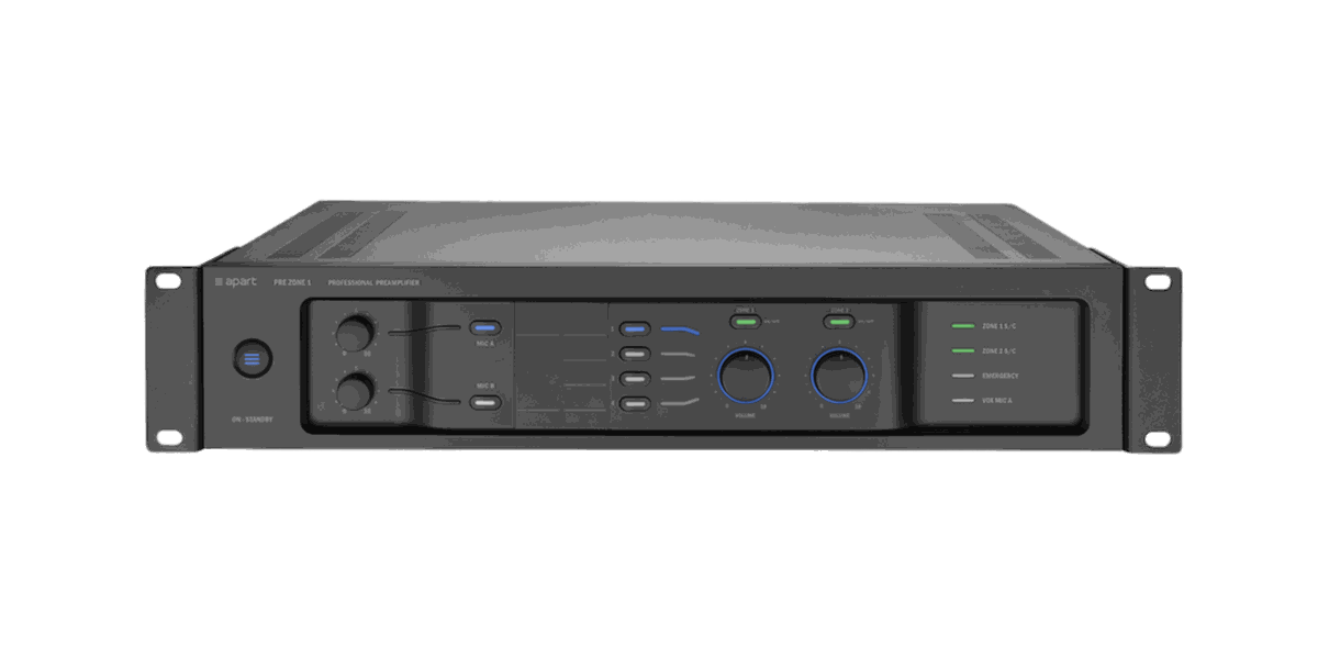 Biamp Commercial Audio PREZONE1 Preamplifier