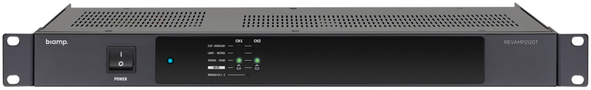 Biamp Commercial Audio REVAMP2120T Power Amplifier product image
