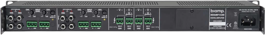 Biamp Commercial Audio REVAMP4100 Power Amplifier - view 2