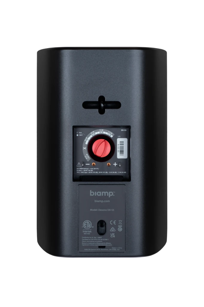 Biamp Desono DX-S5-B Surface-Mount Loudspeaker (Black) - view 6