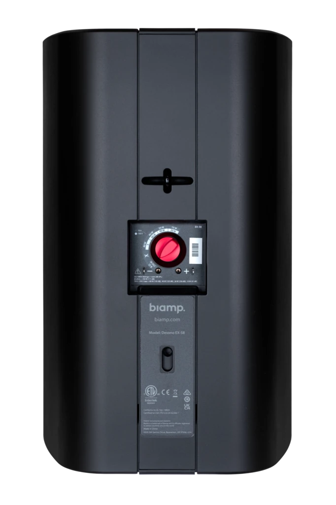 Biamp Desono EX-S8-CM-B Surface-Mount Loudspeaker (Black) - view 6
